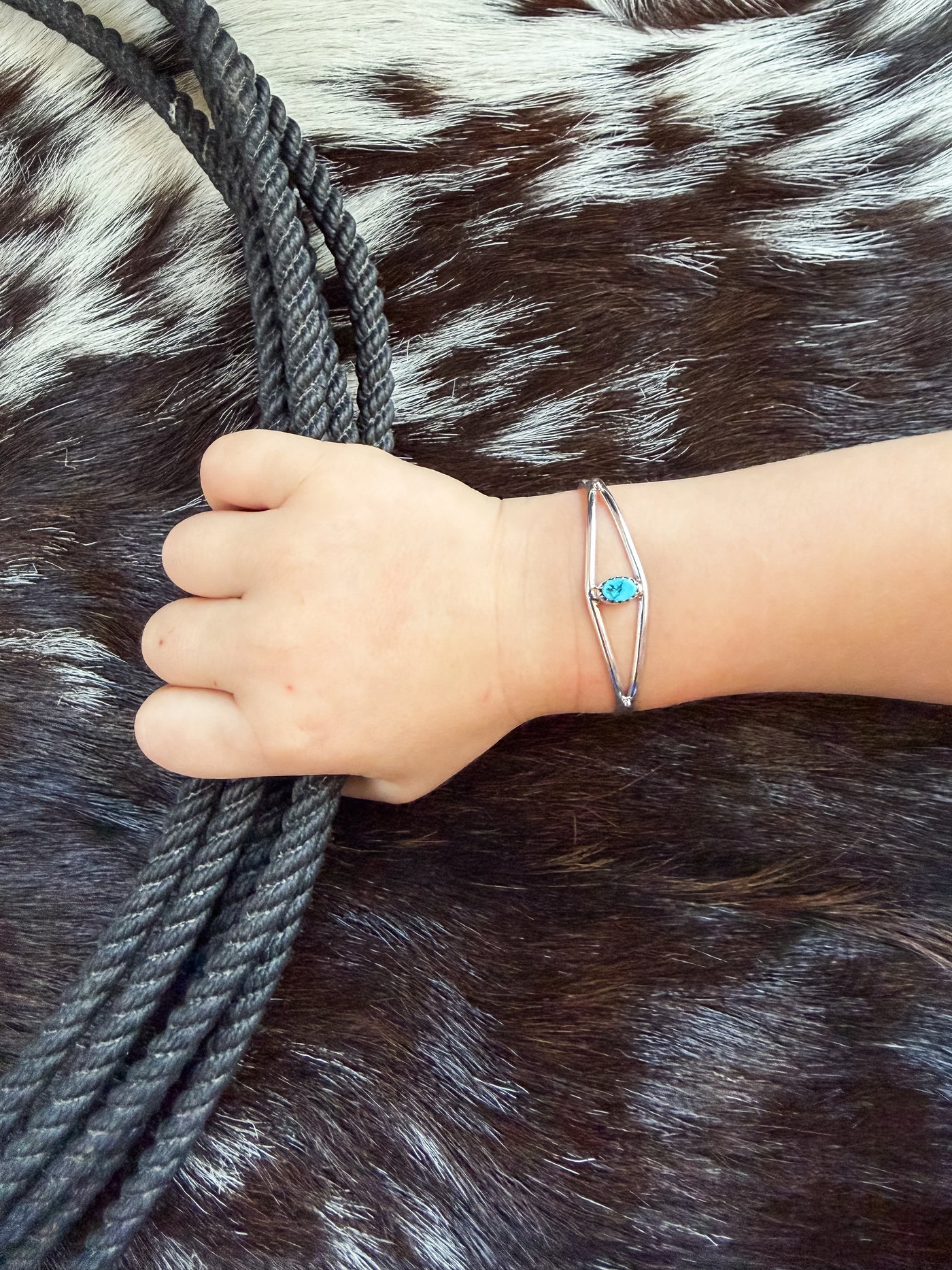 The Larkspur Baby Bracelet