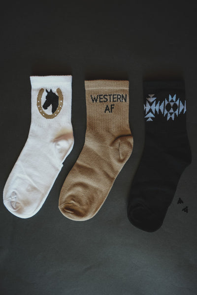 Western AF Socks {Women}