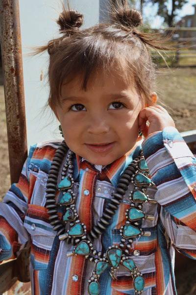 The Taos Sunset Pearl Snap Shirt