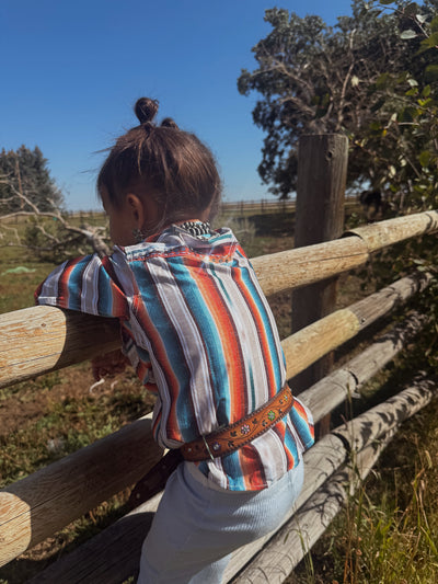 The Taos Sunset Pearl Snap Shirt