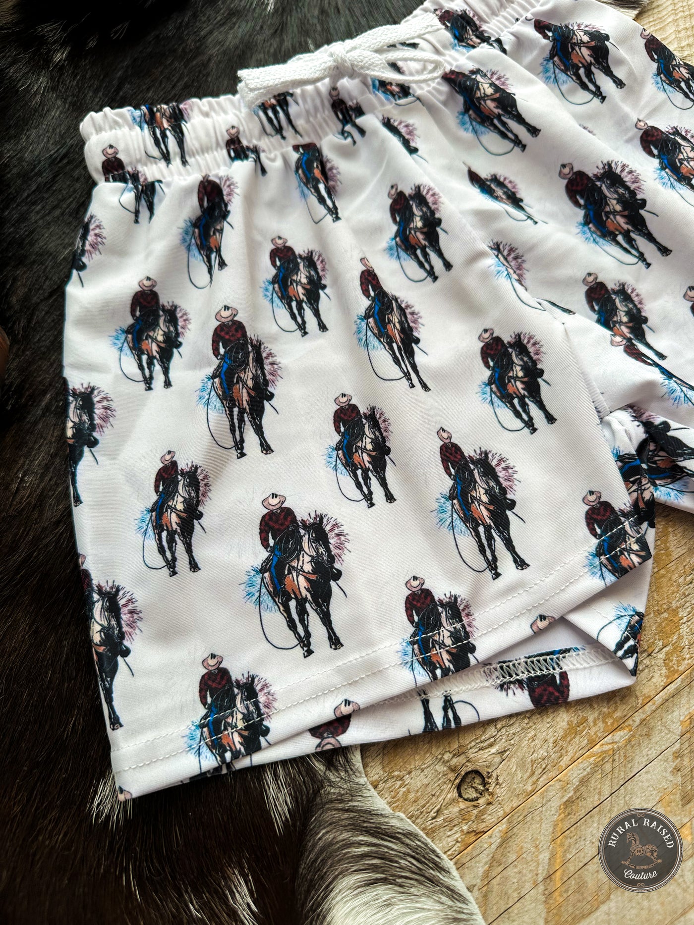 Patriotic Cowboy Swim Trunks