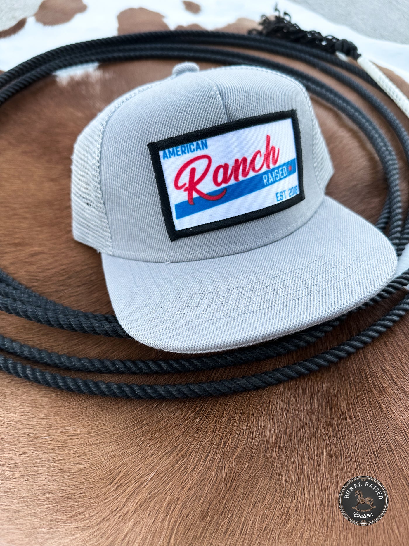 American Ranch Raised Trucker Cap