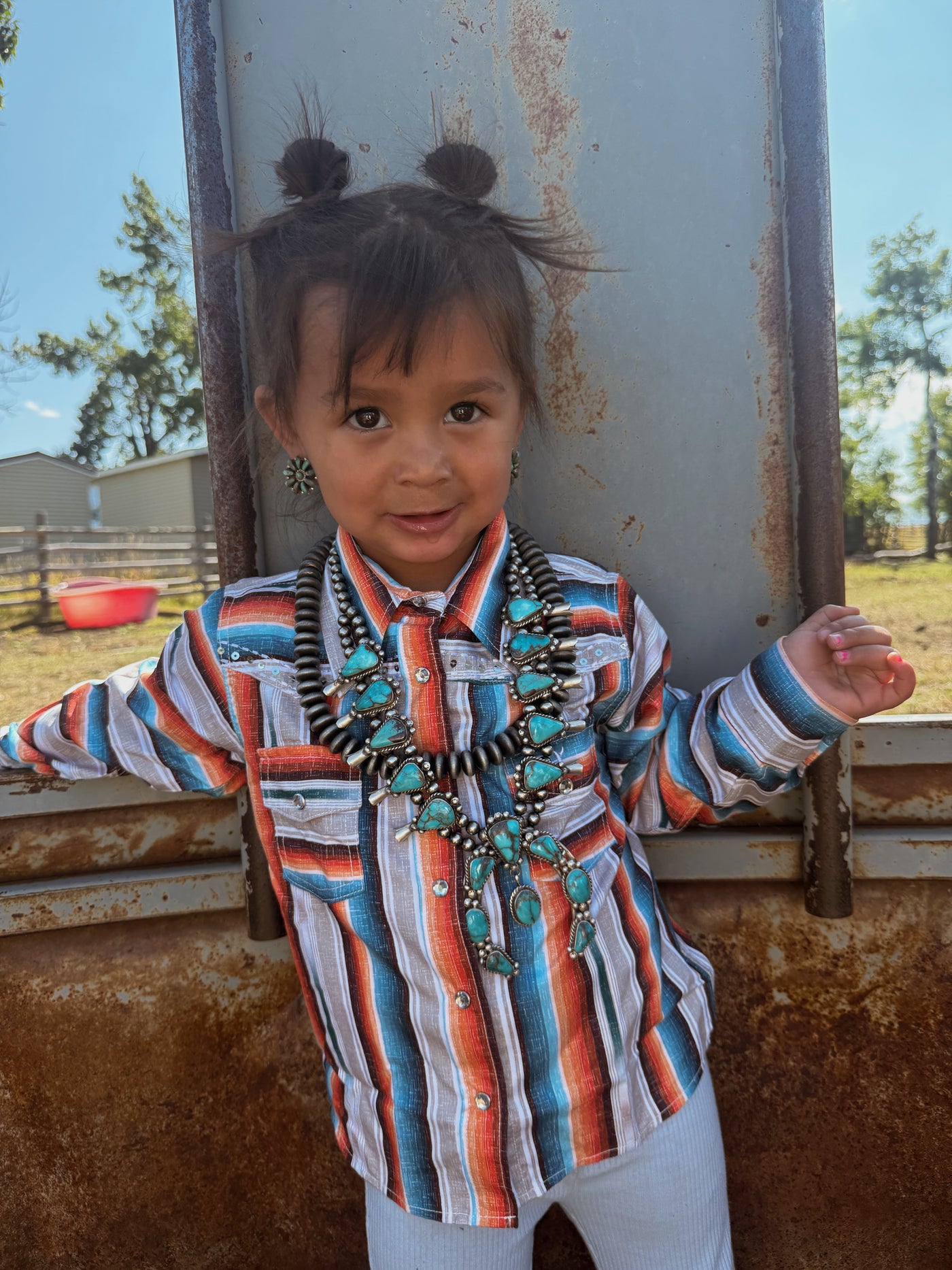 The Taos Sunset Pearl Snap Shirt