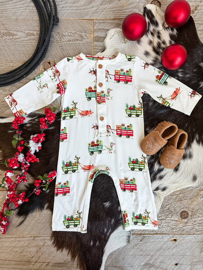 Country Christmas Romper
