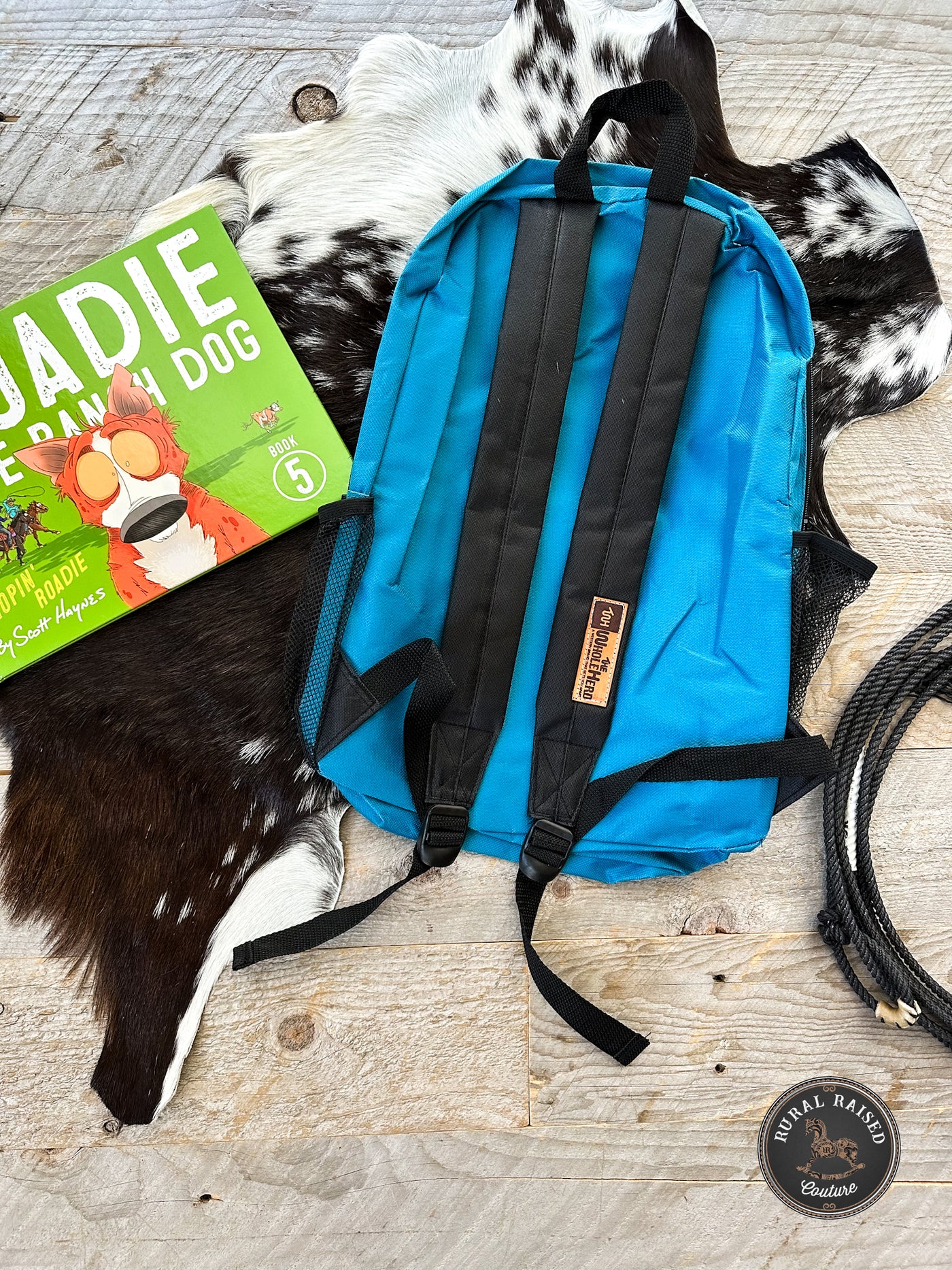 backpack with leather patch Leather Patch Backpack