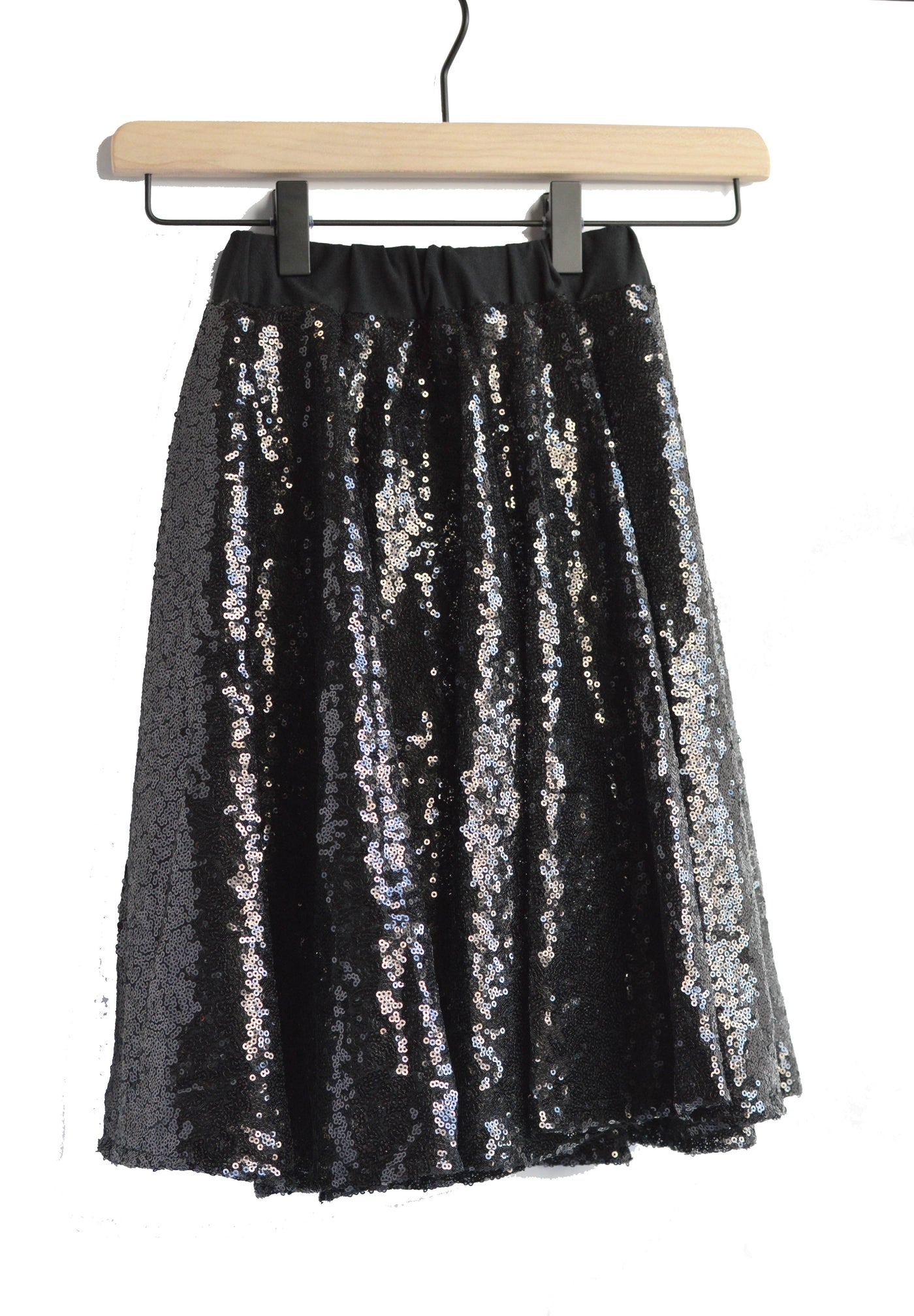Black Sequin Maxi Skirt - Rural Raised Couture