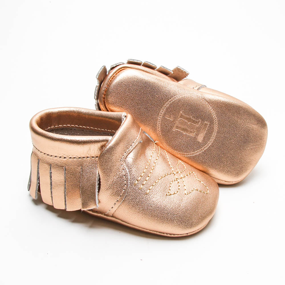 Bar 11 Couture Rose Gold Boot Mocc