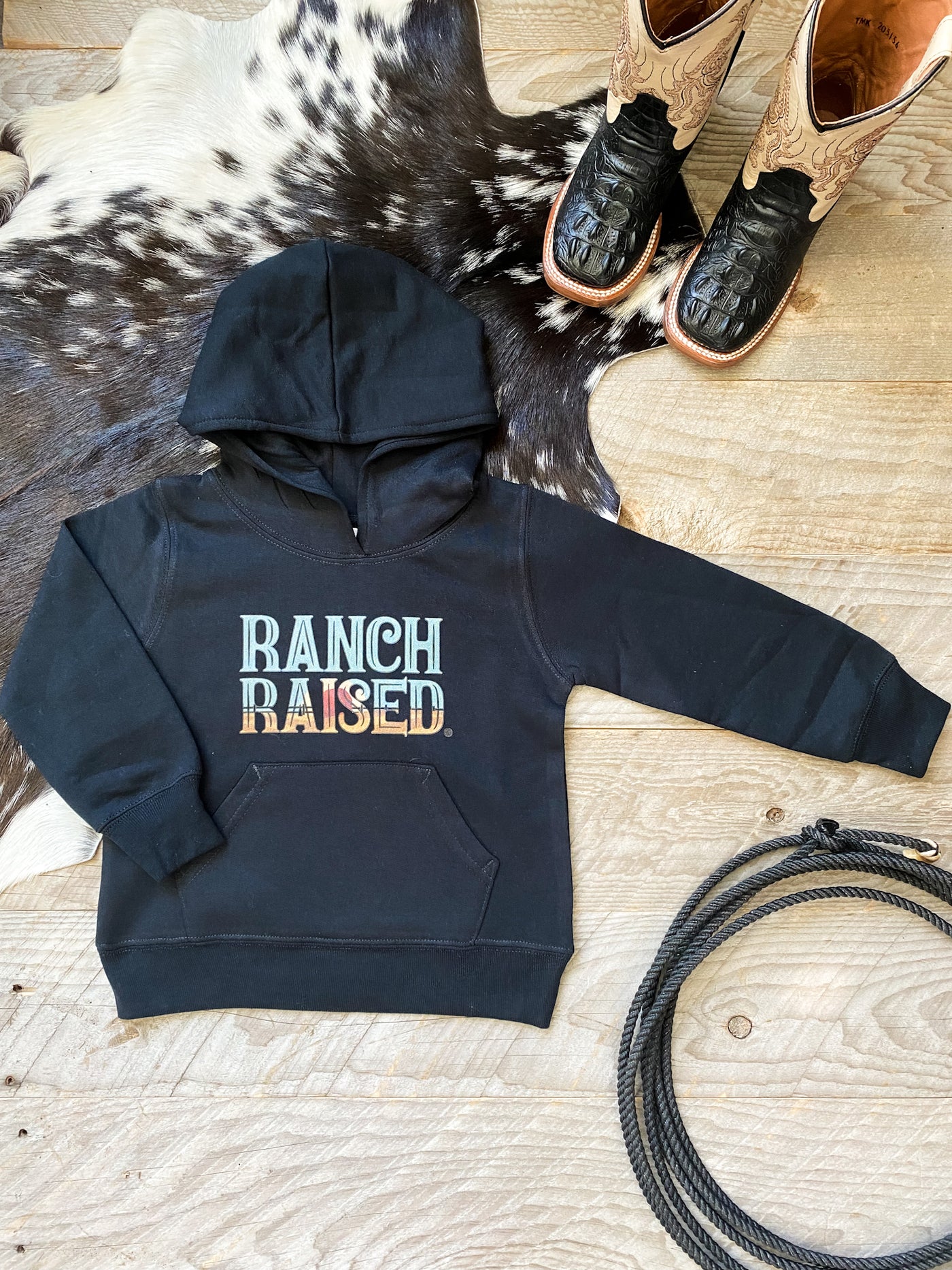 Ranch Raised ® Hoodie-Black