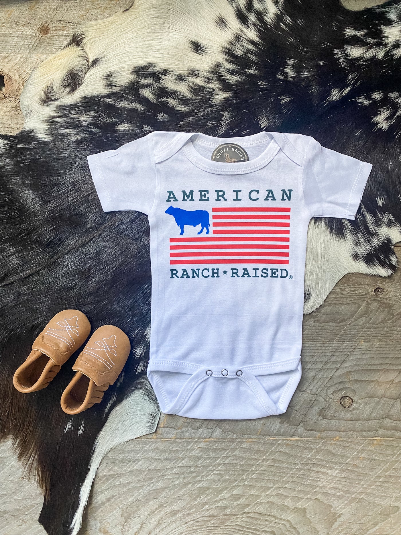 American Ranch Raised Onesie